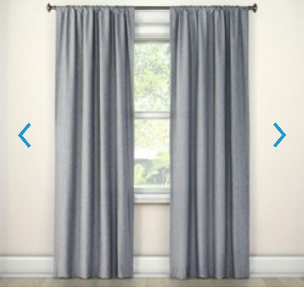 2 Grey Curtains